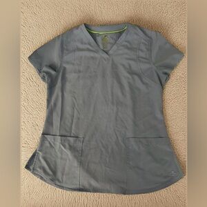 Meraki sport scrub top. Ceil blue